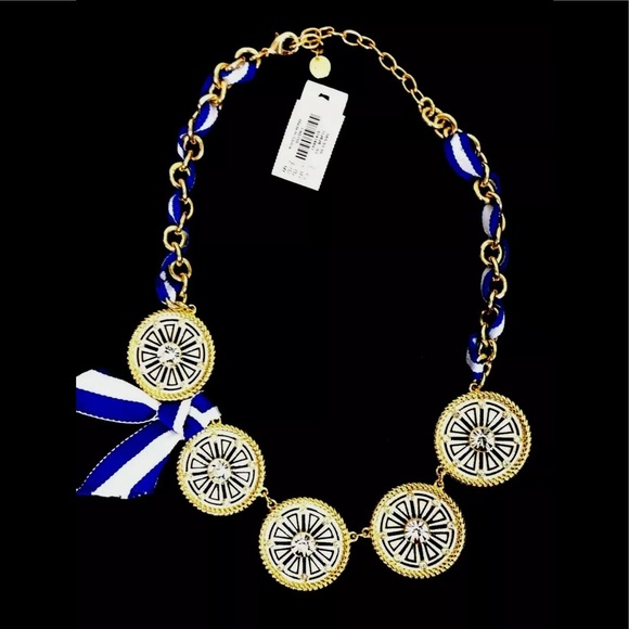 Talbots Gold Sequence & Rinbbo Statement Necklace - Picture 1 of 5